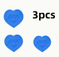 Preview: Diamond Painting Dreiteiliges Set kleine Herz-Formen